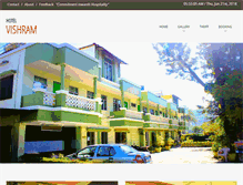 Tablet Screenshot of hotelvishram.com